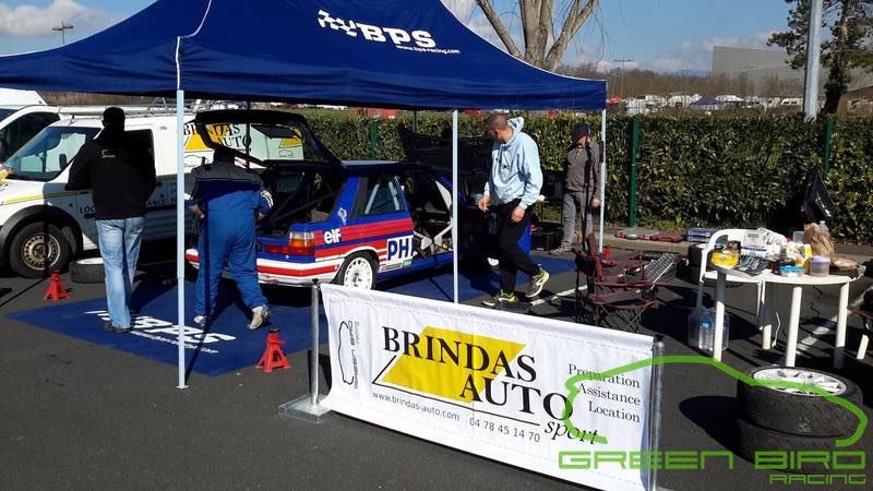 assistance de la R11 turbo grA vhc au rallye des vignes 2016