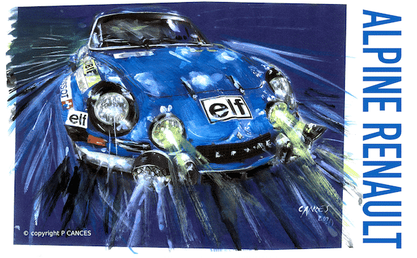 Dessin Alpine A110