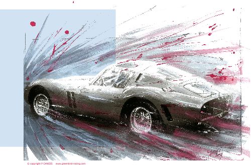 gto dessin Ferrari GTO