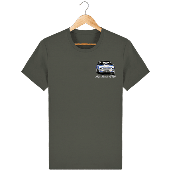 T-shirt kaki Alfa Roméo GTV6 gr A Christian Rigollet