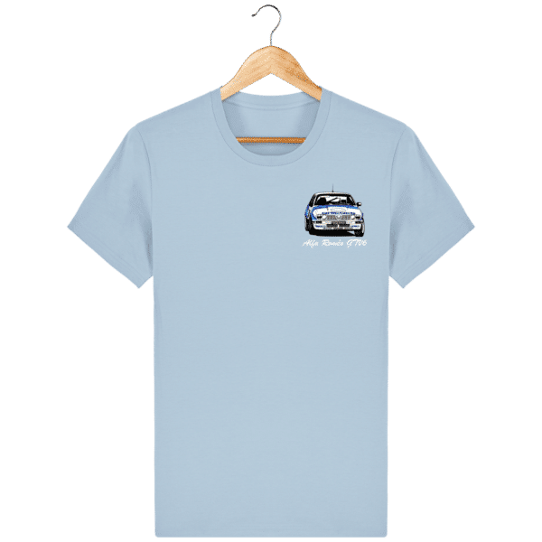 Alfa Romeo GTV6 gr A sky blue t-shirt Christian Rigollet