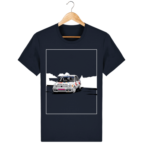 Peugeot Talbot Sport 309 GTI 16 grA PTS T-shirt - French Navy - Face