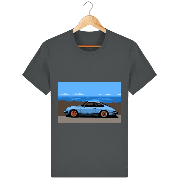 T-shirt Porsche 911 3,2l Carrera bord de mer - anthracite_face