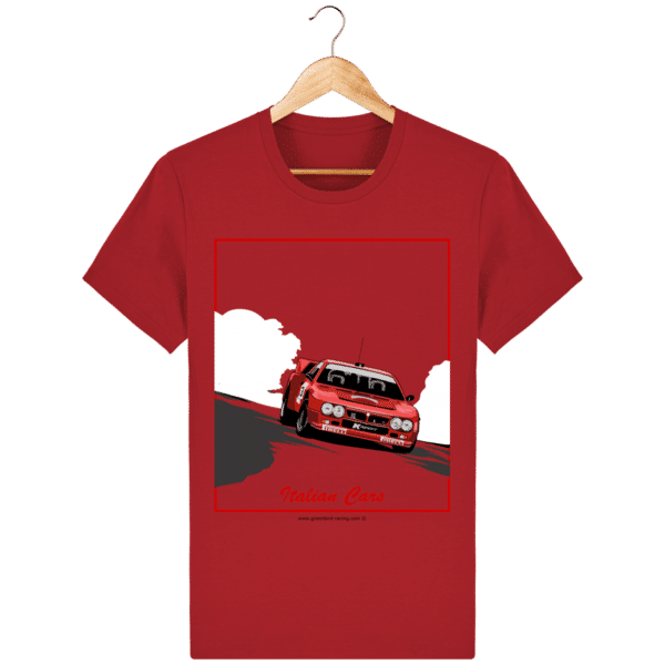 Lancia 037 Italian Cars T-shirt - red_face