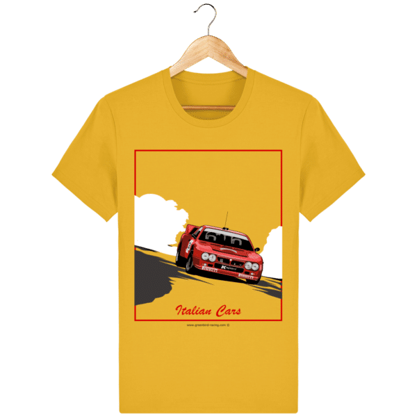 Lancia 037 Italian Cars T-shirt - spectra-yellow_face