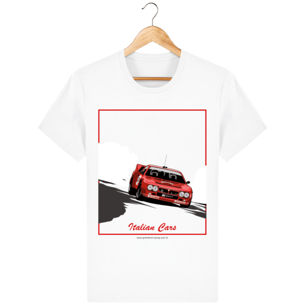 Lancia 037 Italian Cars T-shirt - white_face