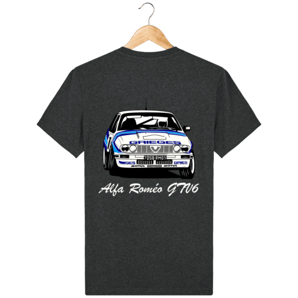 Alfa Roméo GTV6 gr A dark gray moire t-shirt Christian Rigollet