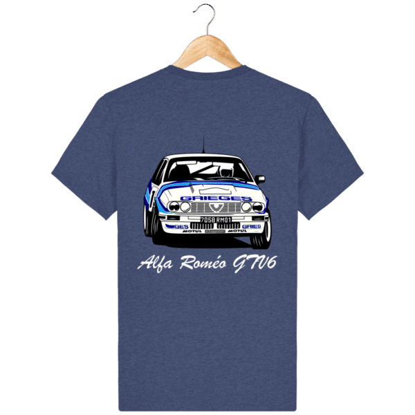 Alfa Roméo GTV6 gr A black indigo mix t-shirt Christian Rigollet