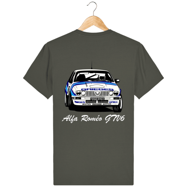 Alfa Romeo GTV6 gr A khaki t-shirt Christian Rigollet