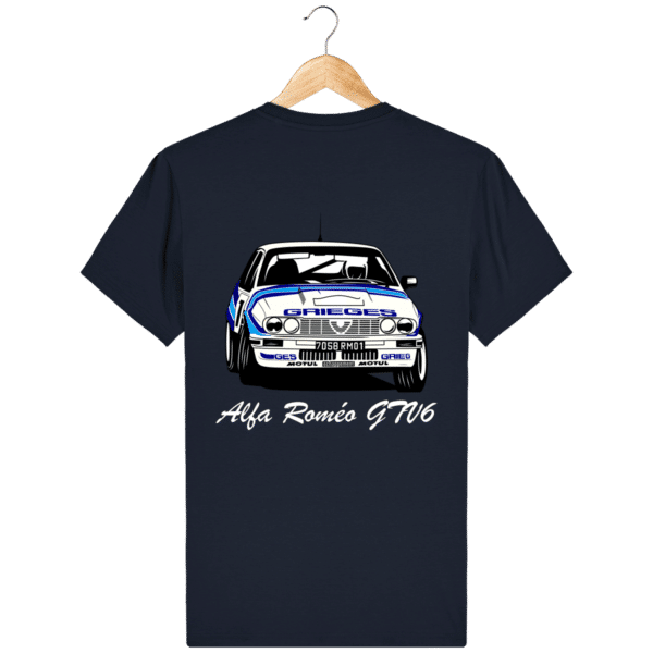 Alfa Romeo GTV6 gr A navy blue t-shirt Christian Rigollet