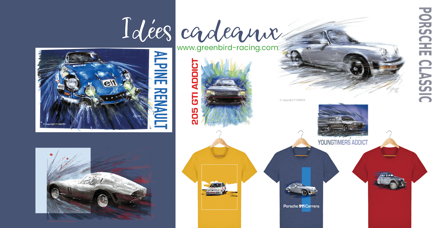T-shirt Art automobile (1) idées cadeau