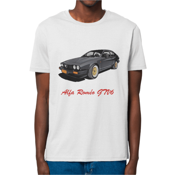 T-Shirt-GTV6-Alfa-Roméo-gris-White