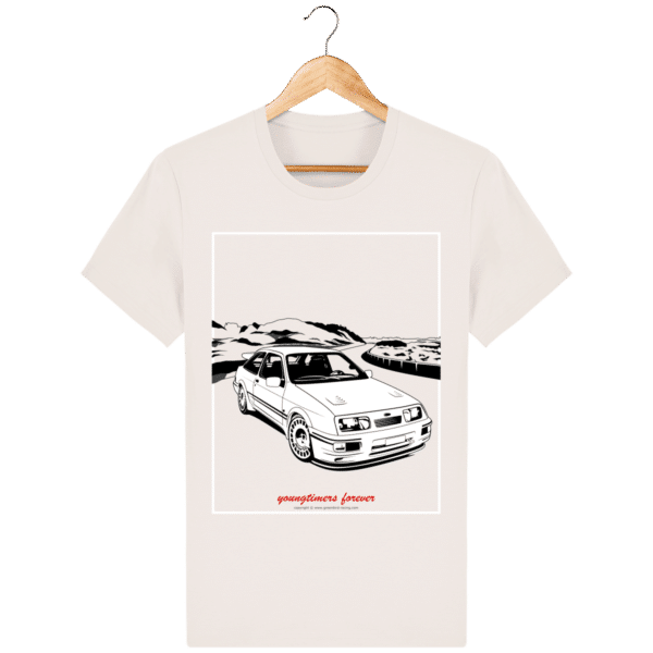 T-shirt Ford Sierra Cosworth 2rm – Youngtimers forever vintage-white_face