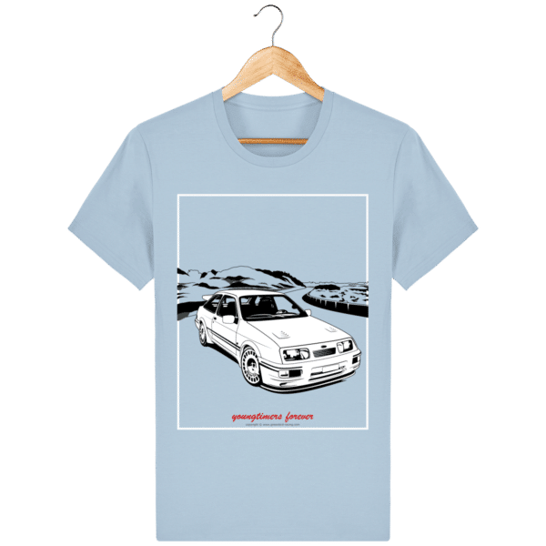 T-shirt Ford Sierra Cosworth 2rm – Youngtimers forever sky-blue_face