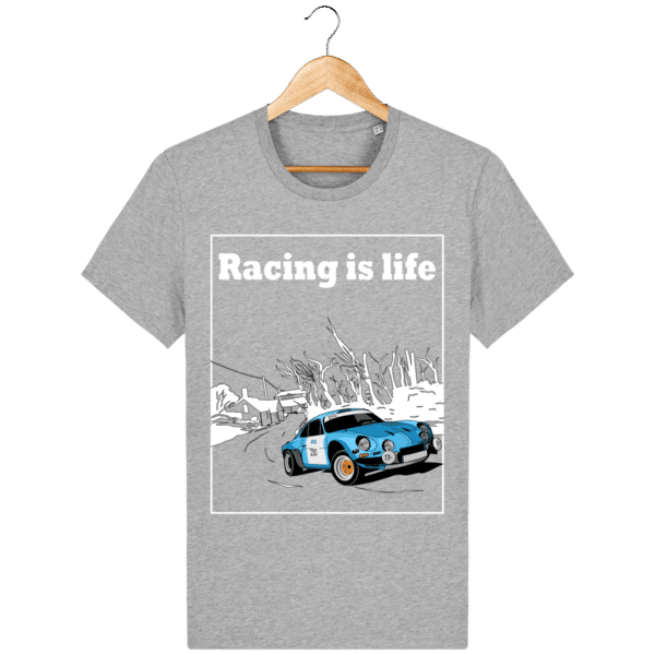 T-shirt Alpine A110 1860 usine vintage - Racing is Life heather-grey_face