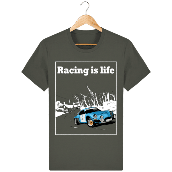 Alpine A110 1860 vintage factory t-shirt - Racing is Life khaki_face