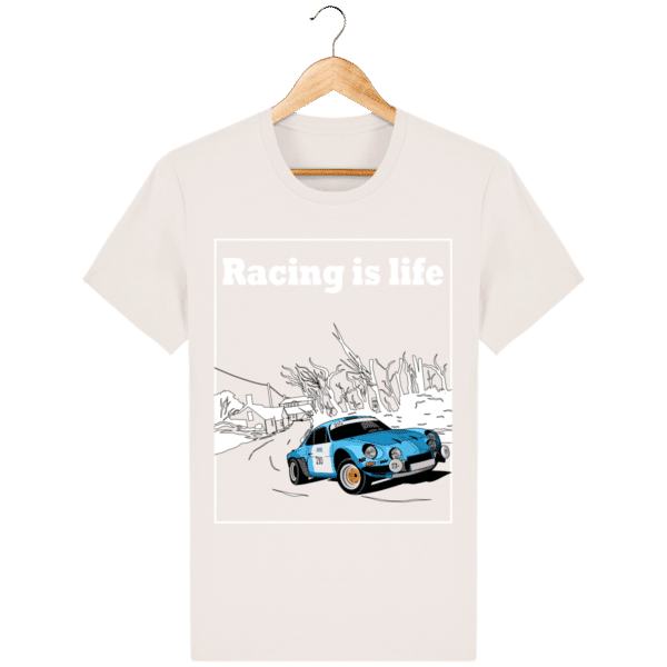 T-shirt Alpine A110 1860 usine vintage - Racing is Life vintage-white_face