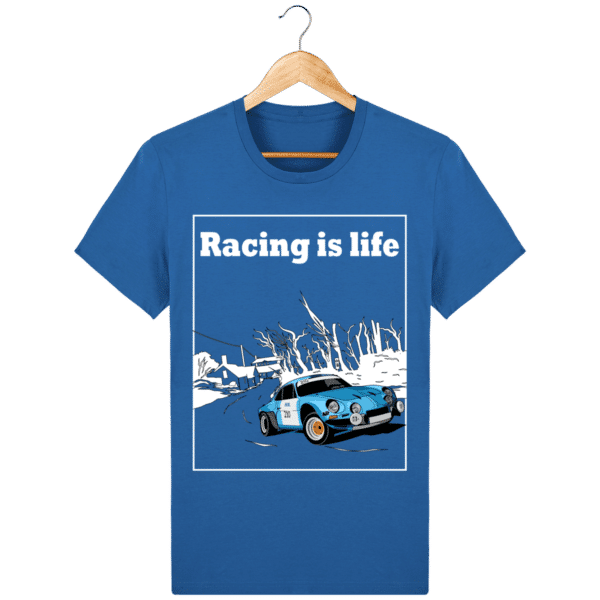 T-shirt Alpine A110 1860 usine vintage - Racing is Life royal-blue_face