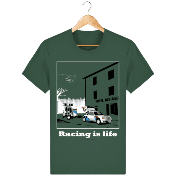 205 Turbo 16 test assistance t-shirt bottle-green_face