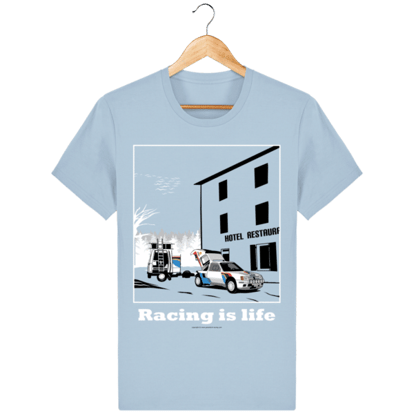 T-shirt 205 Turbo 16 test assistance sky-blue_face