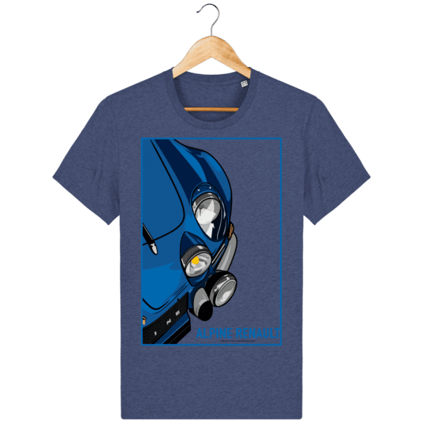 T-shirt Alpine A110 Vintage - Dark Heather Indigo - Face