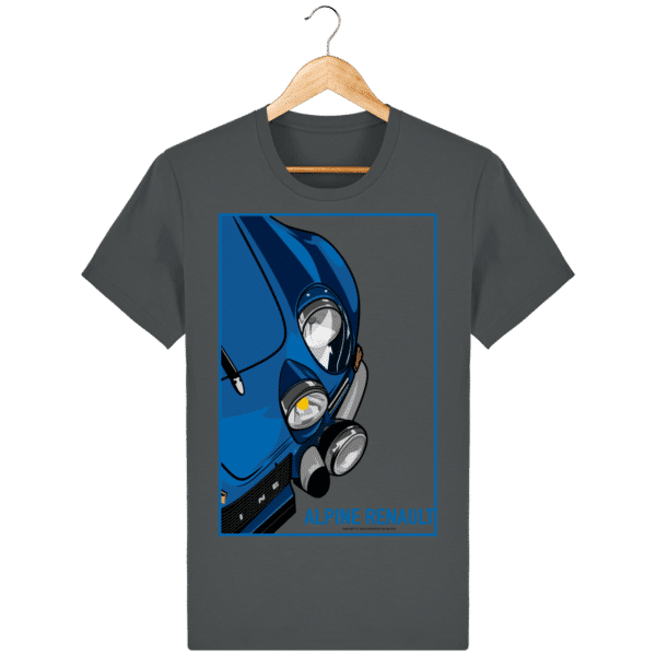 Alpine A110 Vintage T-shirt - Anthracite - Face