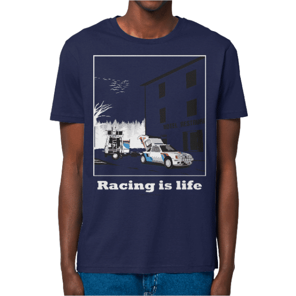 T-shirt 205 Turbo 16 assistance en essais - Racing is life