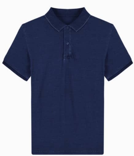 polo homme bleu devant