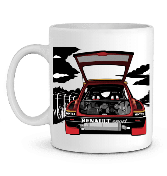 Mug R6 turbo tour de corse - BLANC - Profil gauche