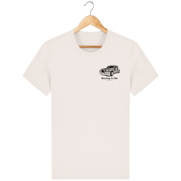 T-shirt Renault maxi 5 turbo Diac - Vintage White - Face