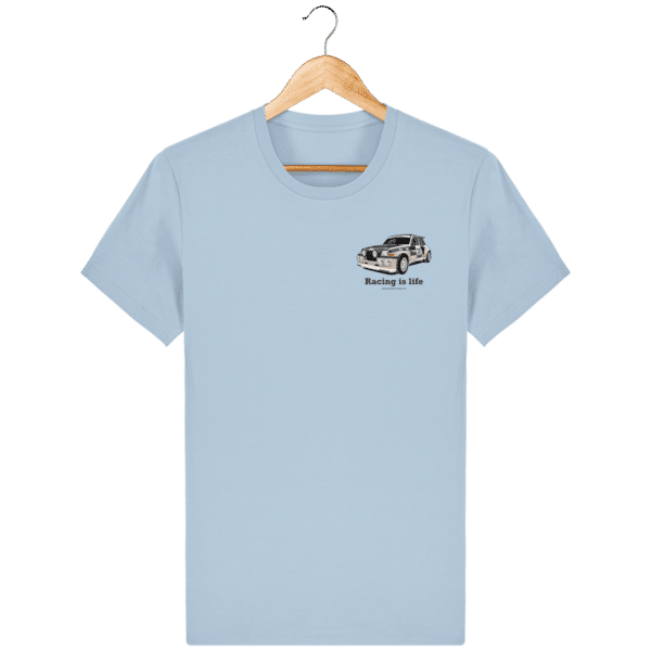 Renault maxi 5 turbo Diac t-shirt - Sky blue - Face