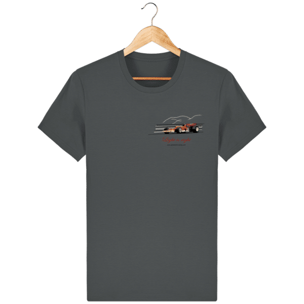 T-shirt Formule 1 1970 Lotus 72 Jochen Rindt Light is right - Anthracite - Face