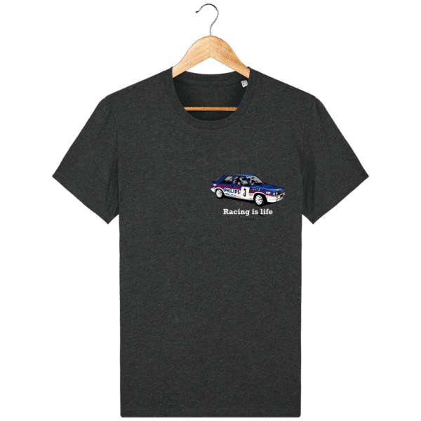 T-shirt R11 turbo rally grA Déco Philips Jean Ragnotti - Dark Heather Gray - Face