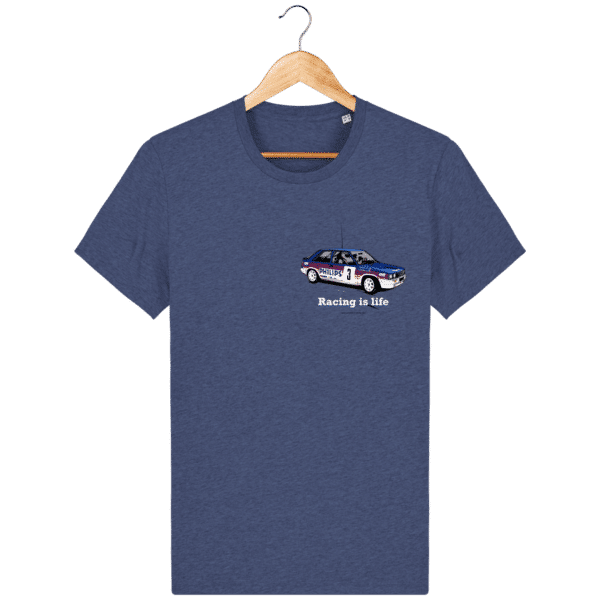 Philips Jean Ragnotti R11 turbo rally turbo t-shirt - Dark Heather Indigo - Face