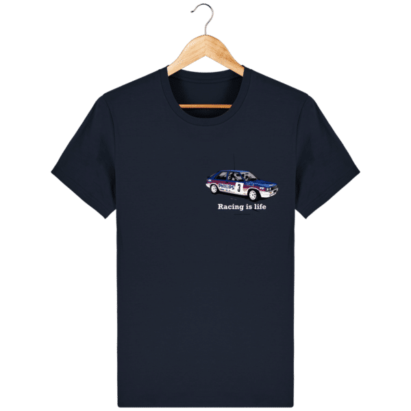 GrA Déco Philips R11 Turbo Rally T-shirt Jean Ragnotti - French Navy - Face