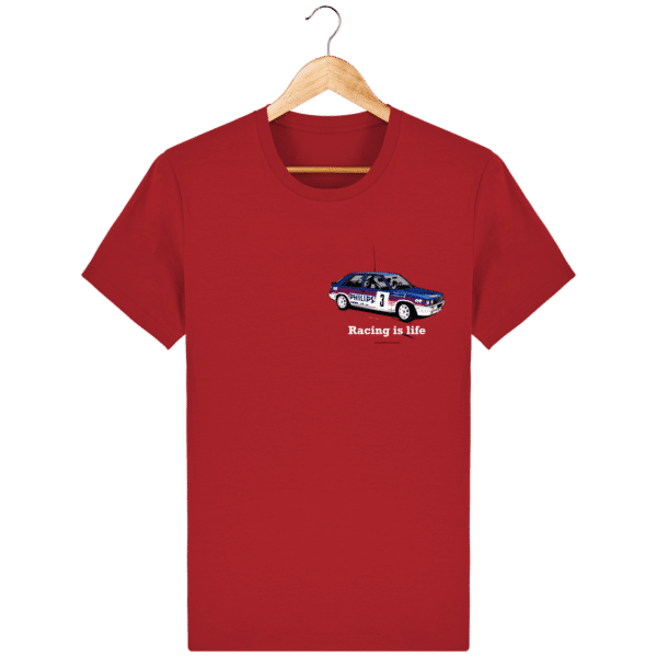 GrA Déco Philips R11 Turbo Rally T-shirt Jean Ragnotti - Red - Face