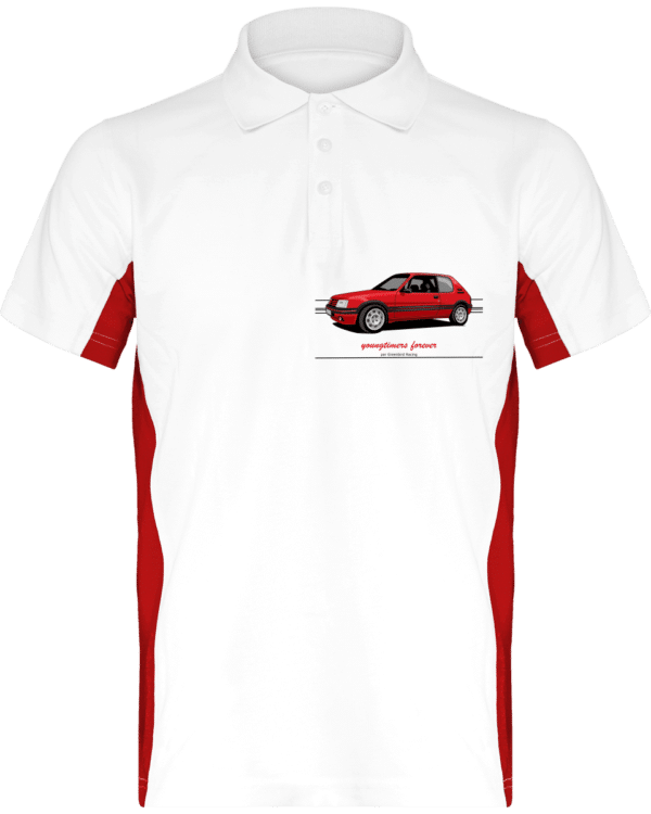 Polo 205 GTI 1,9 youngtimers - White / Red - Face