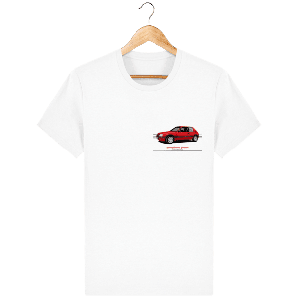 T-Shirt 205 GTI Addict classic colors - White - Face