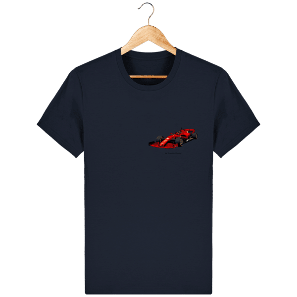 T-shirt dessin Formule 1 2020 SF1000 Charles Leclerc - French Navy - Face