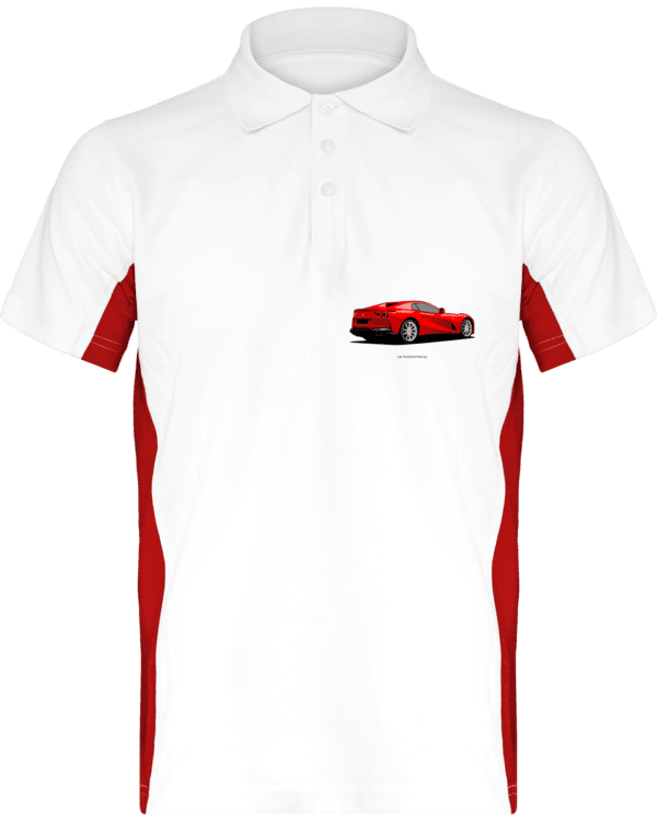 Polo Ferrari 812 GTS - White / Red - Face