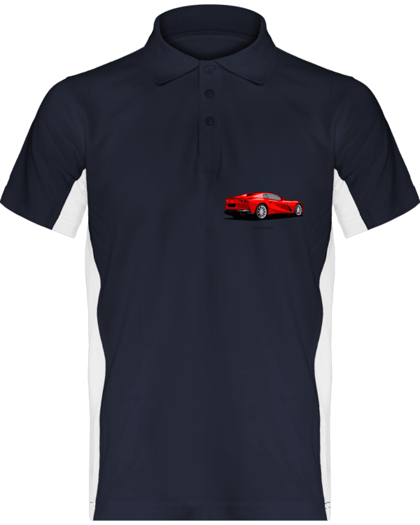 Polo Ferrari 812 GTS - Navy / White - Face