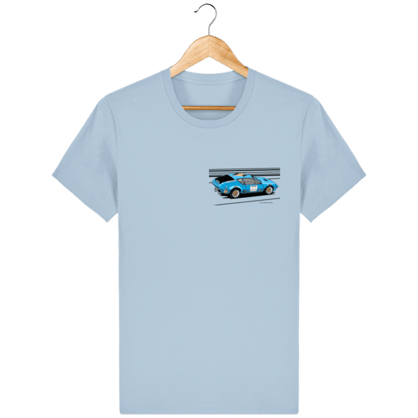 T-shirt Alpine A310 groupe 4 rallye VHC bleue - Sky blue - Face