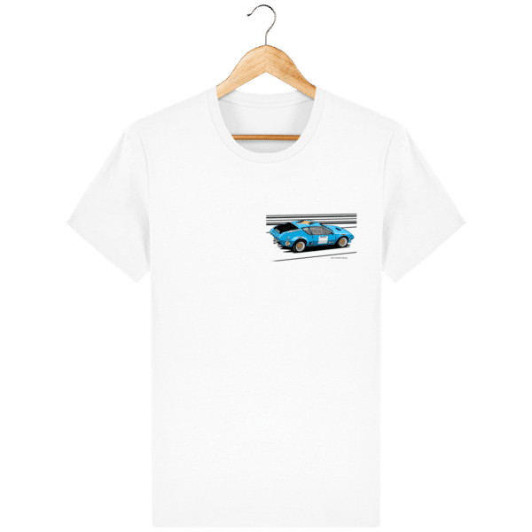 Alpine A310 group 4 rally VHC blue t-shirt - White - Face