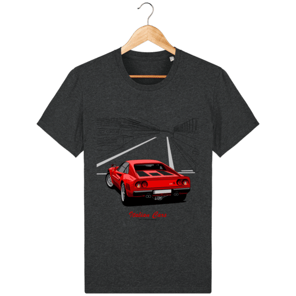 Ferrari 288 GTO 1984 T-shirt - Dark Heather Gray - Face