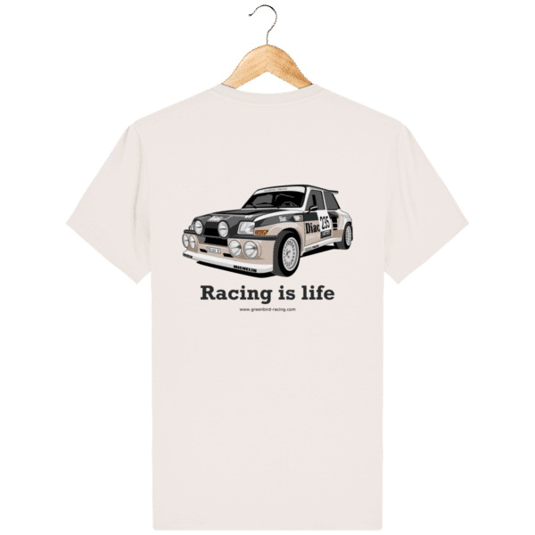Renault maxi 5 turbo Diac t-shirt - Vintage White - Back