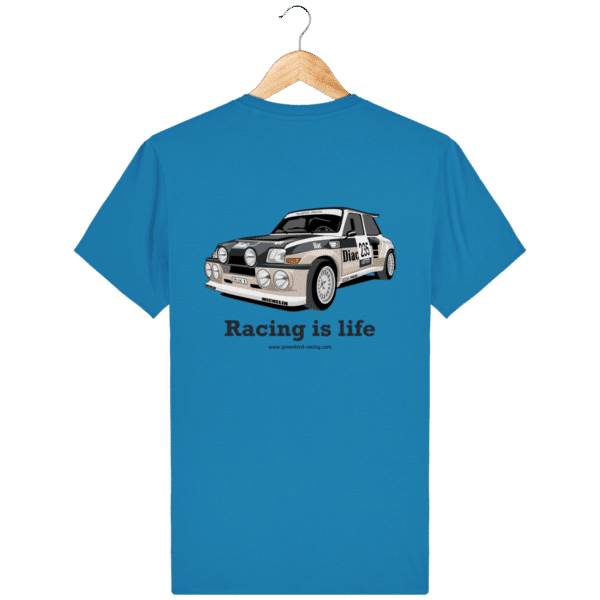Renault maxi 5 turbo Diac t-shirt - Azure - Back