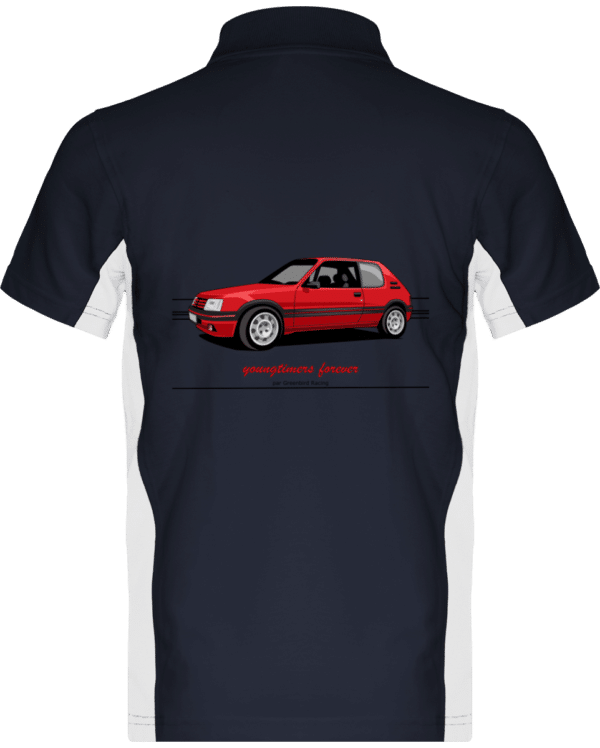 Polo 205 GTI 1,9 youngtimers - Navy / White - Dos