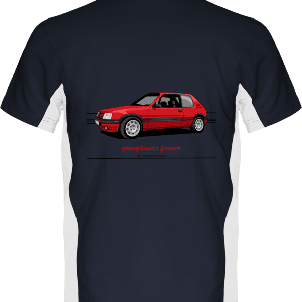 Polo 205 GTI 1,9 youngtimers - Navy / White - Dos