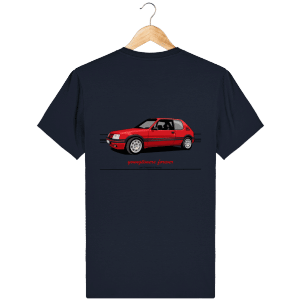 T-Shirt 205 GTI Addict coloris classiques - French Navy - Dos