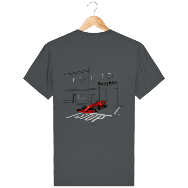 T-shirt dessin Formule 1 2020 SF1000 Charles Leclerc - Anthracite - Dos